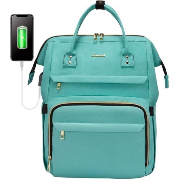 Laptop Backpack for Women Fashion Travel Bags Light Green